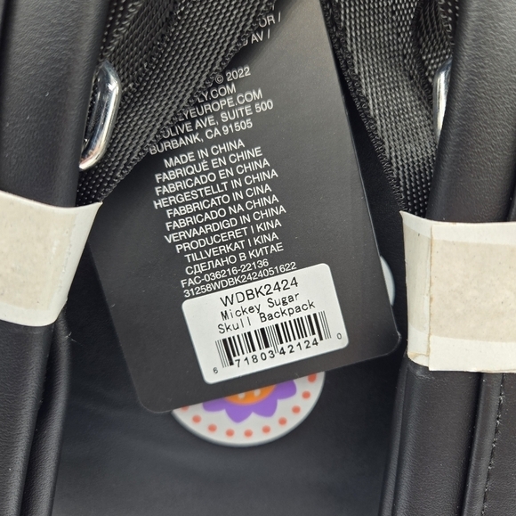 Loungefly Mickey Mouse Sugar Skull Cosplay Backpack